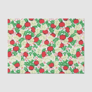 Summer Tropical Fruit Leaves Natural Tissue Paper