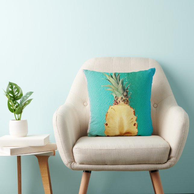 Summer Tropical Pineapple Fruit  Cushion (Chair)