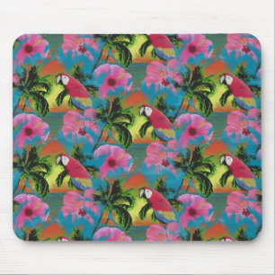 Summer Tropical Sunset Beach Mouse Pad