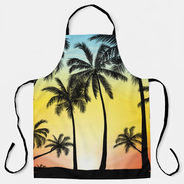 Summer tropical trees apron (Front)
