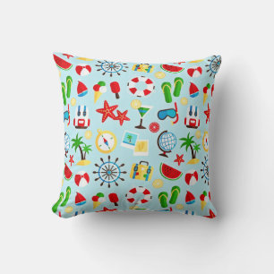 Summer Tropical Vacation Cushion