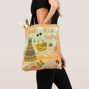 Summer Tropics Tote Bag