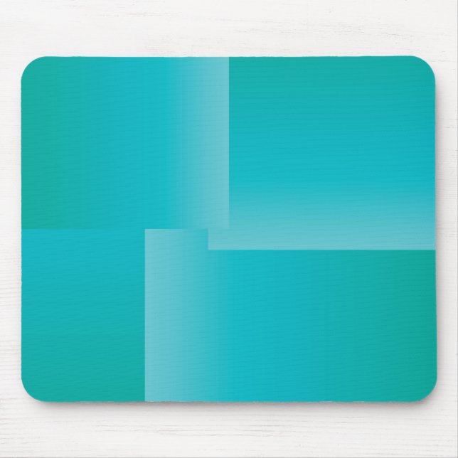 Summer Turquoise Gradient Mouse Pad (Front)