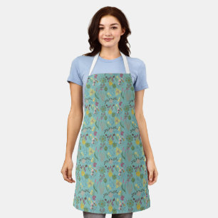 Summer Uneven Pattern Apron