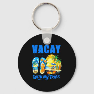 Summer vacation beach family trip vacay vibes with key ring