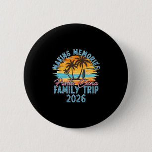 Summer Vacation Family Punta Cana Vacation 2026 Ma 6 Cm Round Badge