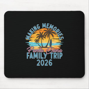 Summer Vacation Family Punta Cana Vacation 2026 Ma Mouse Pad