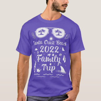 Summer Vacation Family Trip 2022 California Santa T-Shirt