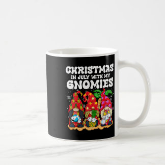 Summer Vacation Gnomes Lover Funny Christmas In Ju Coffee Mug