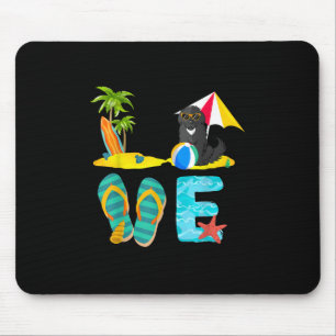 Summer vacation newfoundland Love newfoundland Mouse Pad