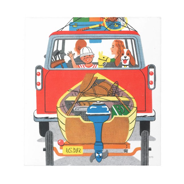 Summer Vacation Notepad (Front)