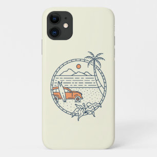 Summer Vacation on the Beach 2 iPhone 11 Case