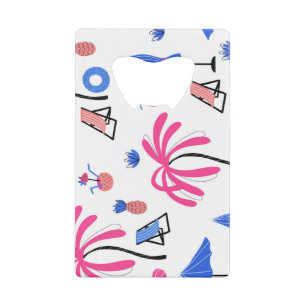 Summer Vacation: Palm Trees Pineapples Pattern