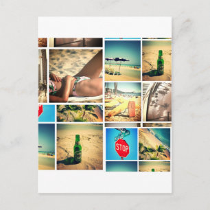 Summer vacation postcard