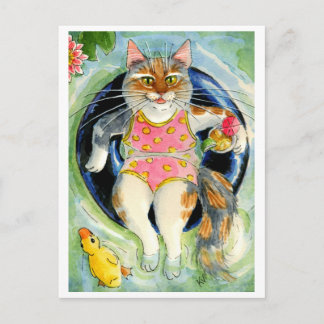 Summer vacation postcard, wishing you were here postcard