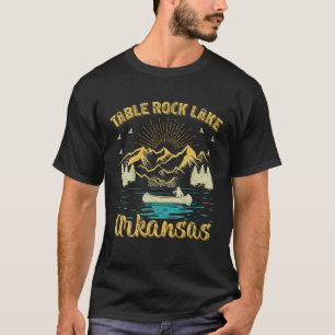 Summer Vacation Retro Mountain Arkansas Table Rock T-Shirt