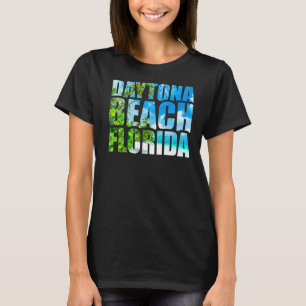 Summer Vacation Retro Sunset Florida Daytona Beach T-Shirt