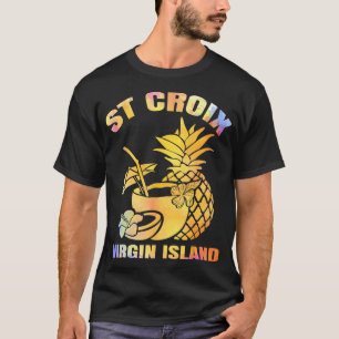 Summer Vacation Retro Virgin Island St Croix Beach T-Shirt