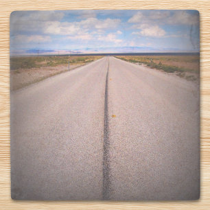 Summer Vacation Road Trip Photo Stone Coaster
