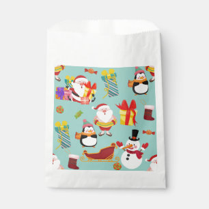 summer vacation santa sleigh christmas favour bag