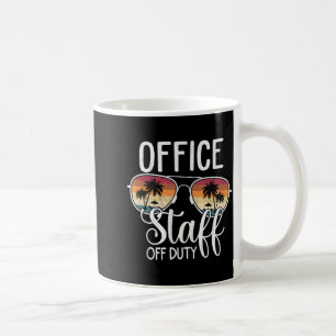 Summer Vacation School End Of Year Office Staff Coffee Mug