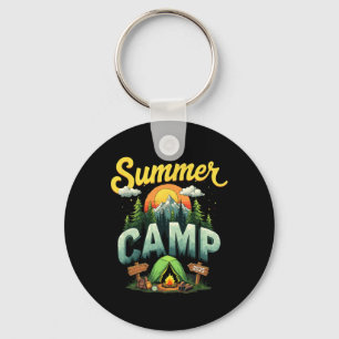 Summer Vacation Summer Camp 2025 Matching Family G Key Ring