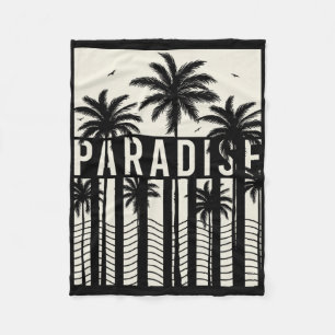 Summer Vacation, Sunshine, Surfing California Para Fleece Blanket
