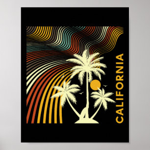 Summer Vacation, Sunshine, Surfing California  Poster