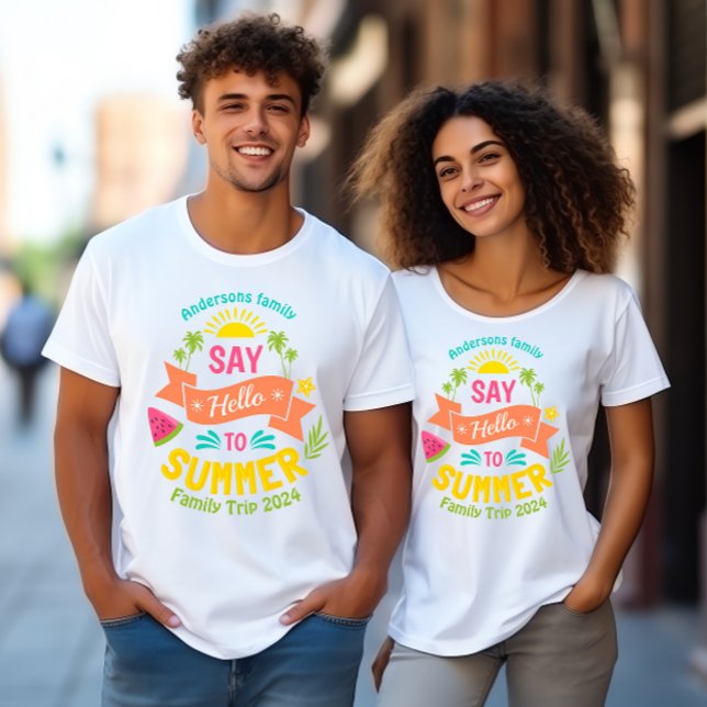 Summer vacation trip family T-Shirt (Creator Uploaded)