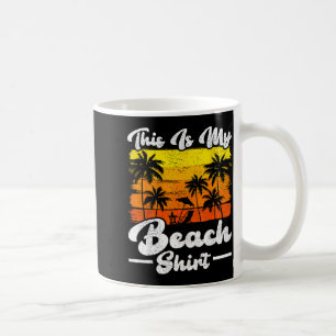 Summer Vacation Vintage Retro Palm Tree This Is Coffee Mug