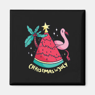 Summer Vacation Watermelon Christmas Tree Christma Magnet