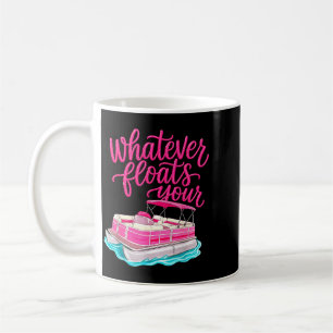 Summer Vacation Whatever Floats Boat Lake Life Coffee Mug