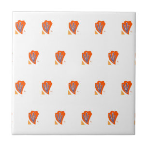 Summer variety petals ceramic tile