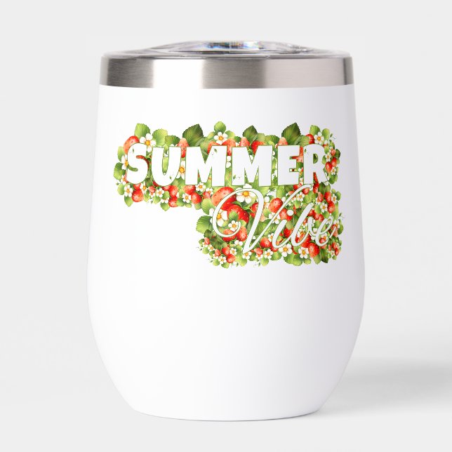 Summer Vibe Floral Design – Strawberry & Blossom (Front)