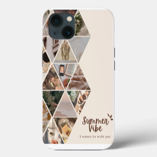 Summer Vibe, I Wanna Be With You, Beige Colour iPhone 13 Case