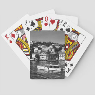 Summer  vibe in Bosphorus in Istanbul Playing Cards