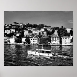 Summer vibe in Bosphorus in Istanbul Poster