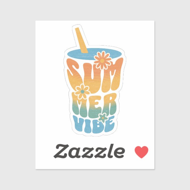 Summer Vibe Retro Floral  (Sheet)