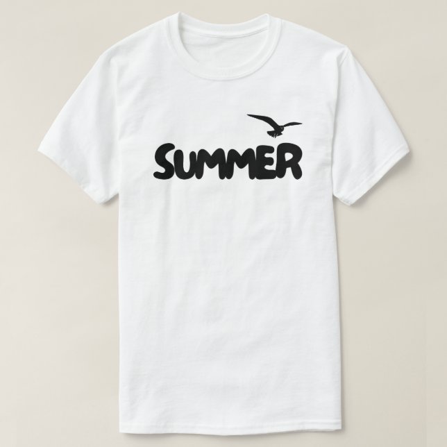 Summer Vibe Simple T-Shirt (Design Front)