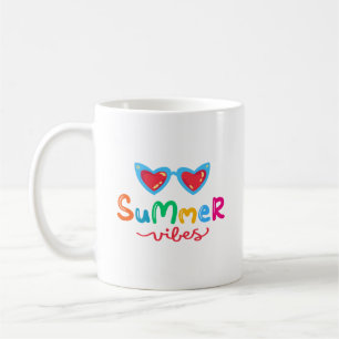 Summer Vibes And Sunglasses Coffee Mug