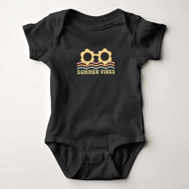 Summer Vibes Baby Bodysuit (Front)