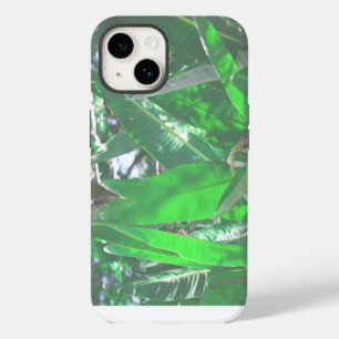 Summer Vibes Banana Tree Leaves Pale Green Pastel iPhone 14 Case