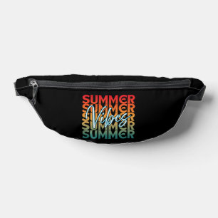 SUMMER VIBES BEACH FAMILY VACATION BUM BAGS