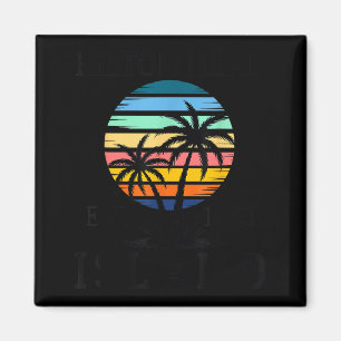 Summer vibes beach sunset south carolina hilton magnet