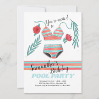 Summer Vibes Birthday Pool Party