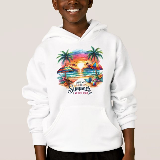 Summer Vibes Brushstroke Beach Sunset-34626 (Front)