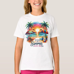 Summer Vibes Brushstroke Beach Sunset-34626 T-Shirt