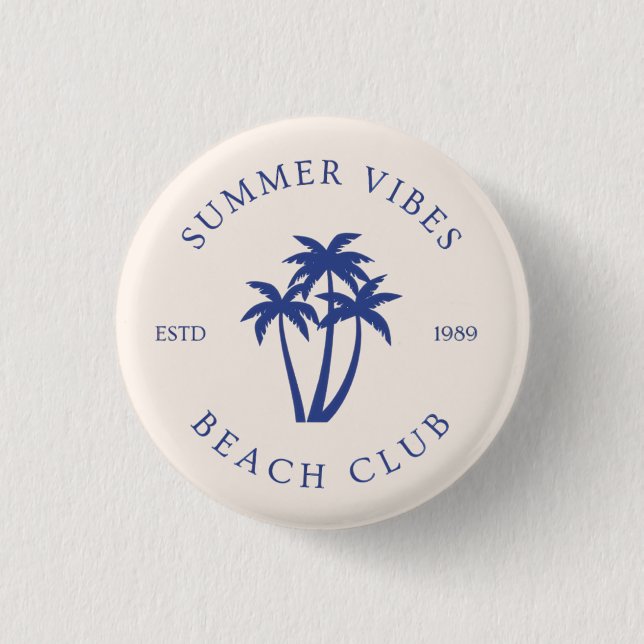 Summer Vibes Button (Front)