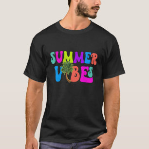 Summer Vibes Coconut Family Beach Vacation T-Shirt