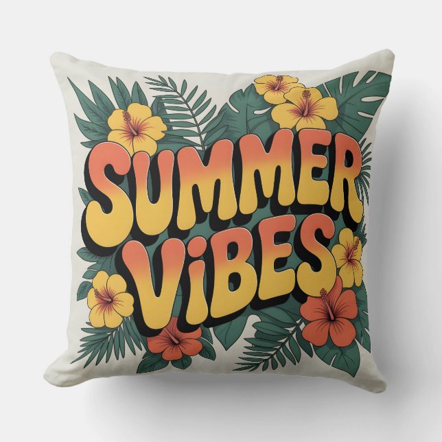 Summer Vibes  Cushion (Front)